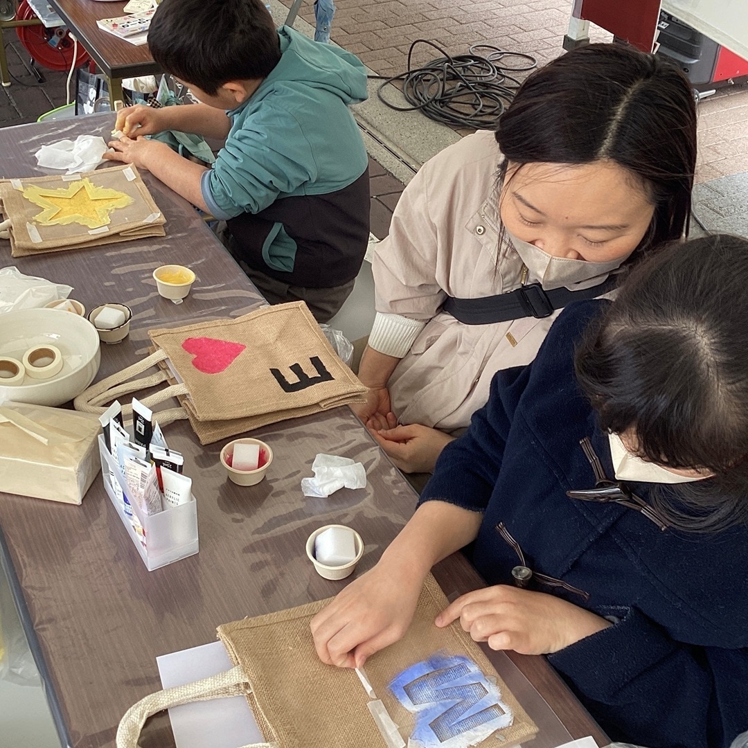 【エスパル福島】4月4日ハルフェスinえきまえ2026　ステンシルでオリジナルバッグを作るワークショップ｜イベントレポート