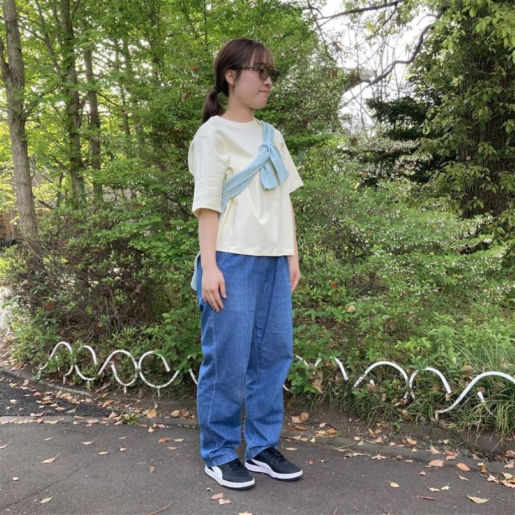 UVカットTのスタイリング