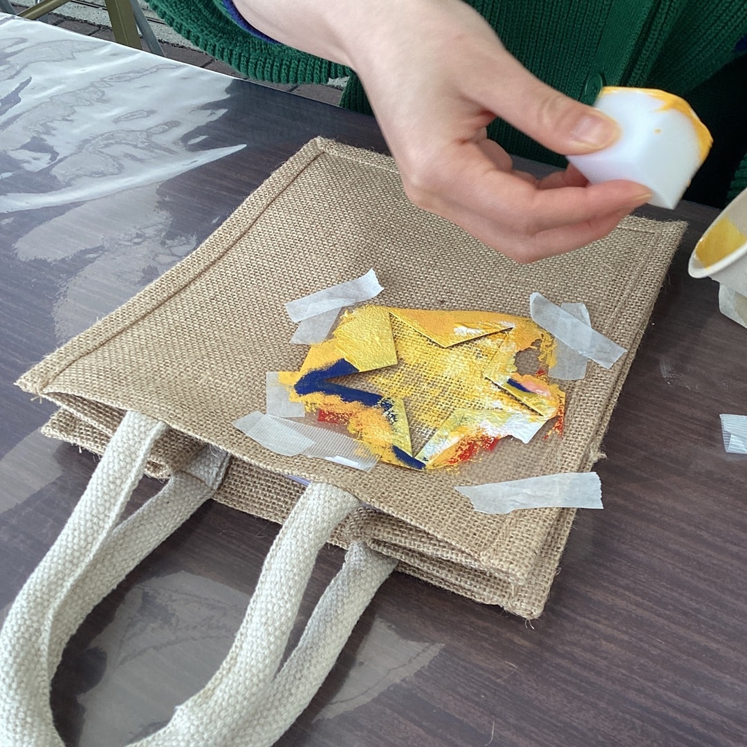 【エスパル福島】4月4日ハルフェスinえきまえ2026　ステンシルでオリジナルバッグを作るワークショップ｜イベントレポート