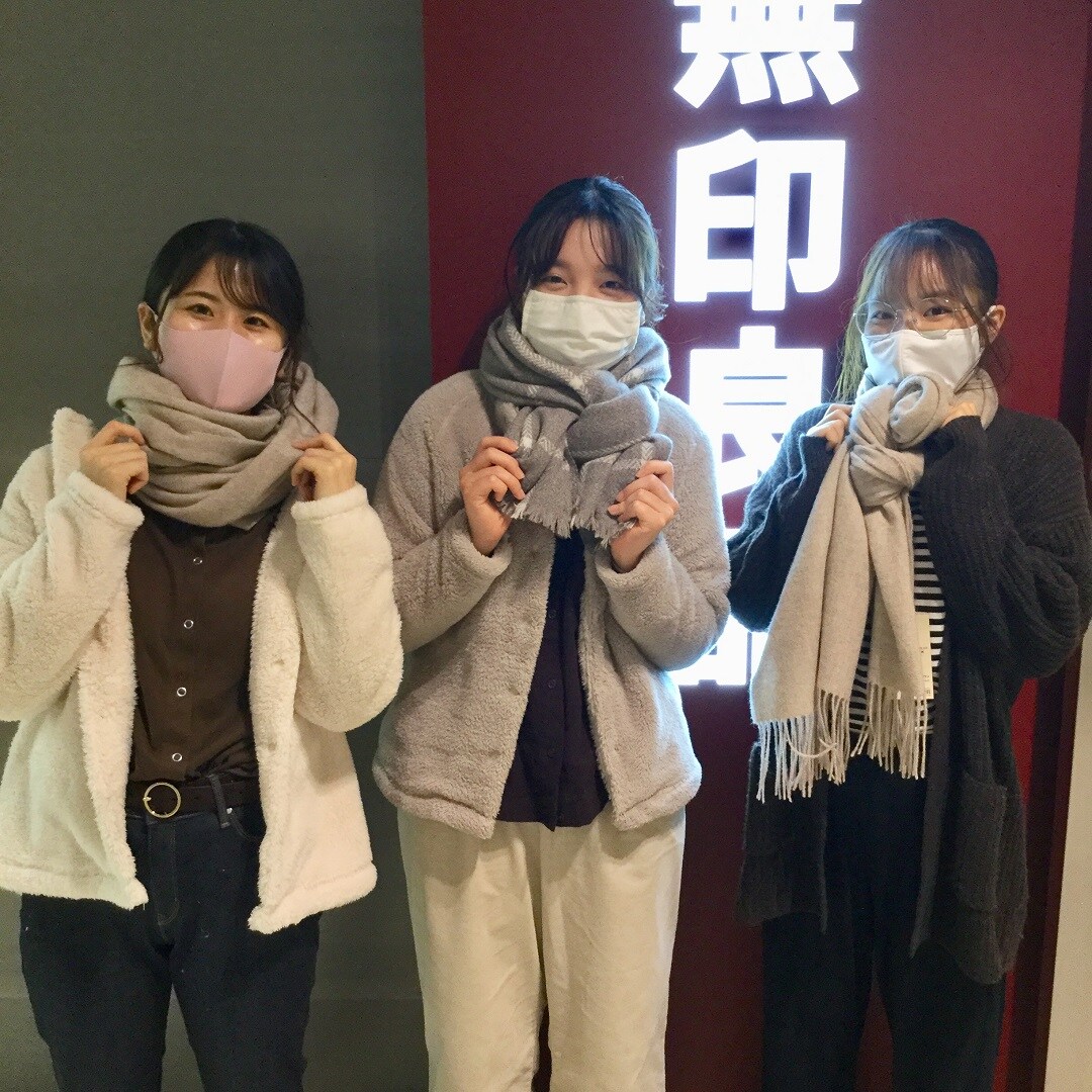 【東急プラザ戸塚】ストールで首元あたたかく