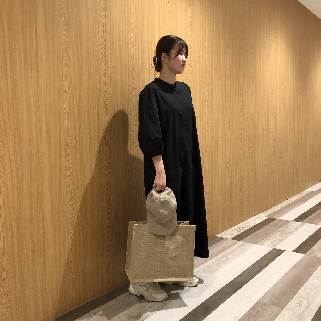 七分袖ワンピース