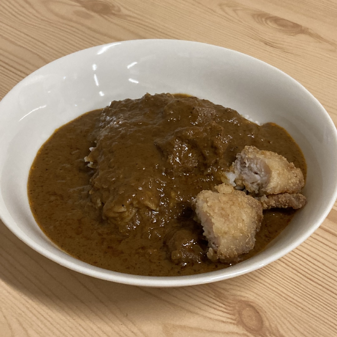 ローストチキンのスパイシーカレー