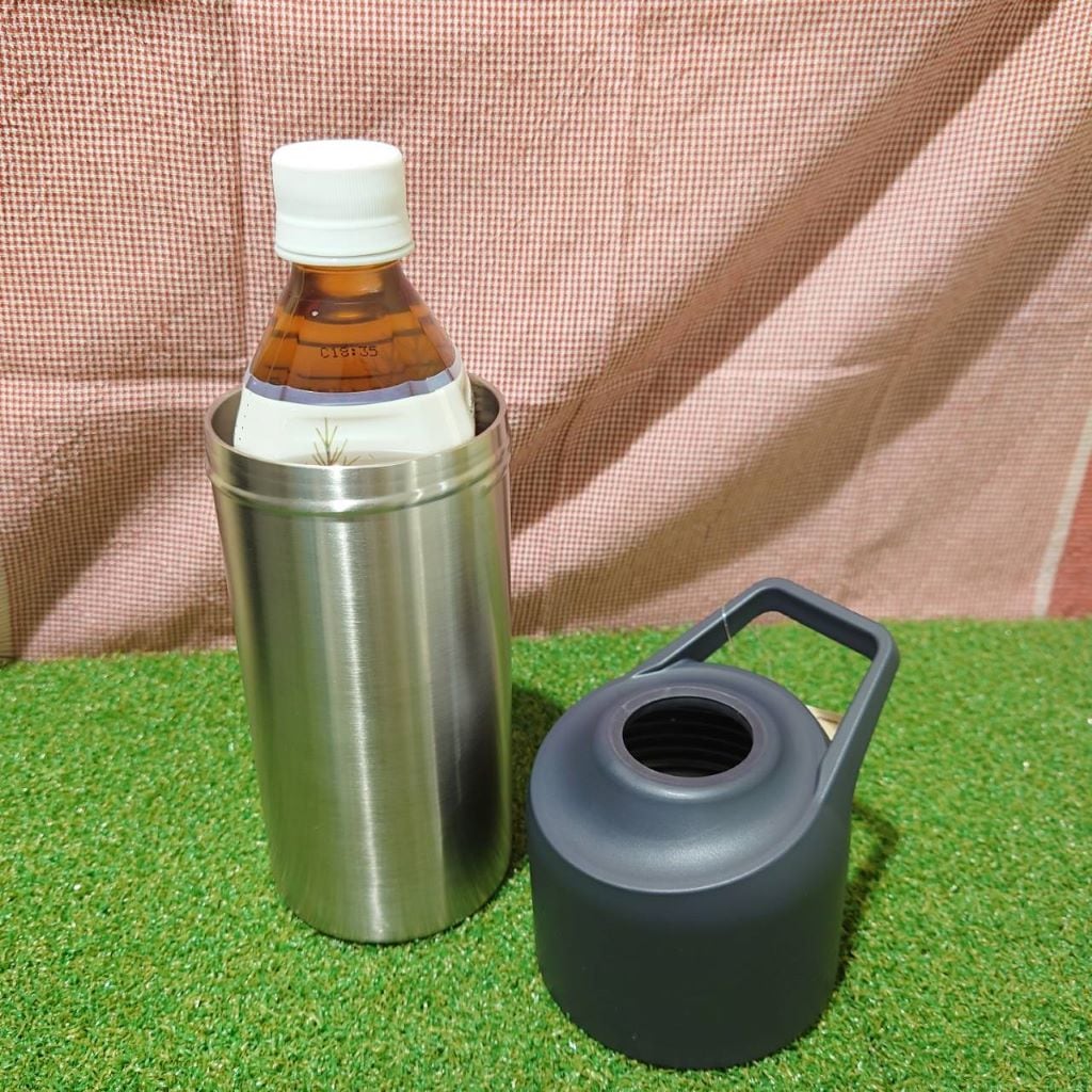 保冷ボトル　500ml入れた状態