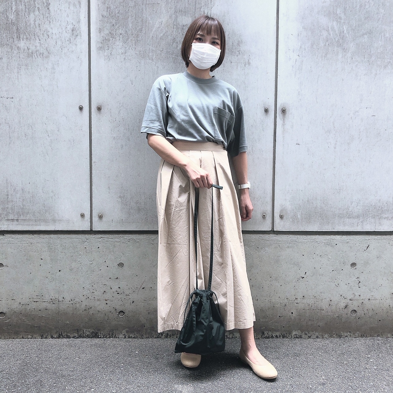 Ｔシャツ＋スカート