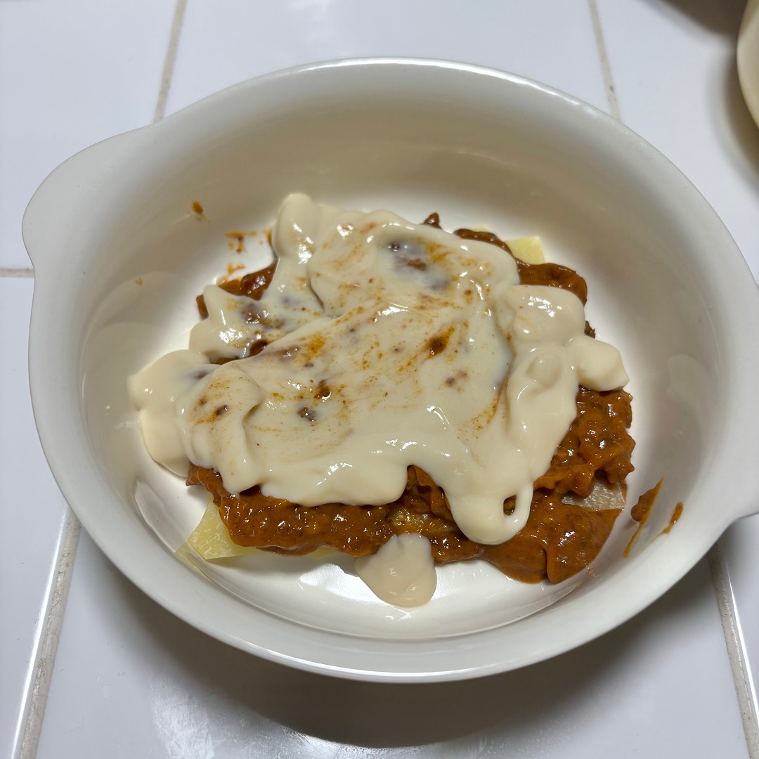 【アリオ倉敷】ミートグラタンの素で作るラザニア