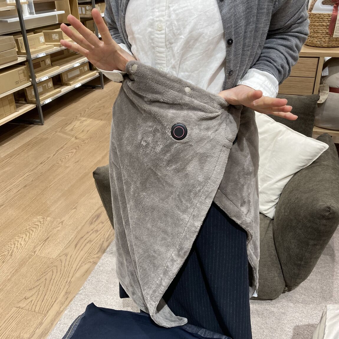 【堅田】腰に巻いても使用できます。