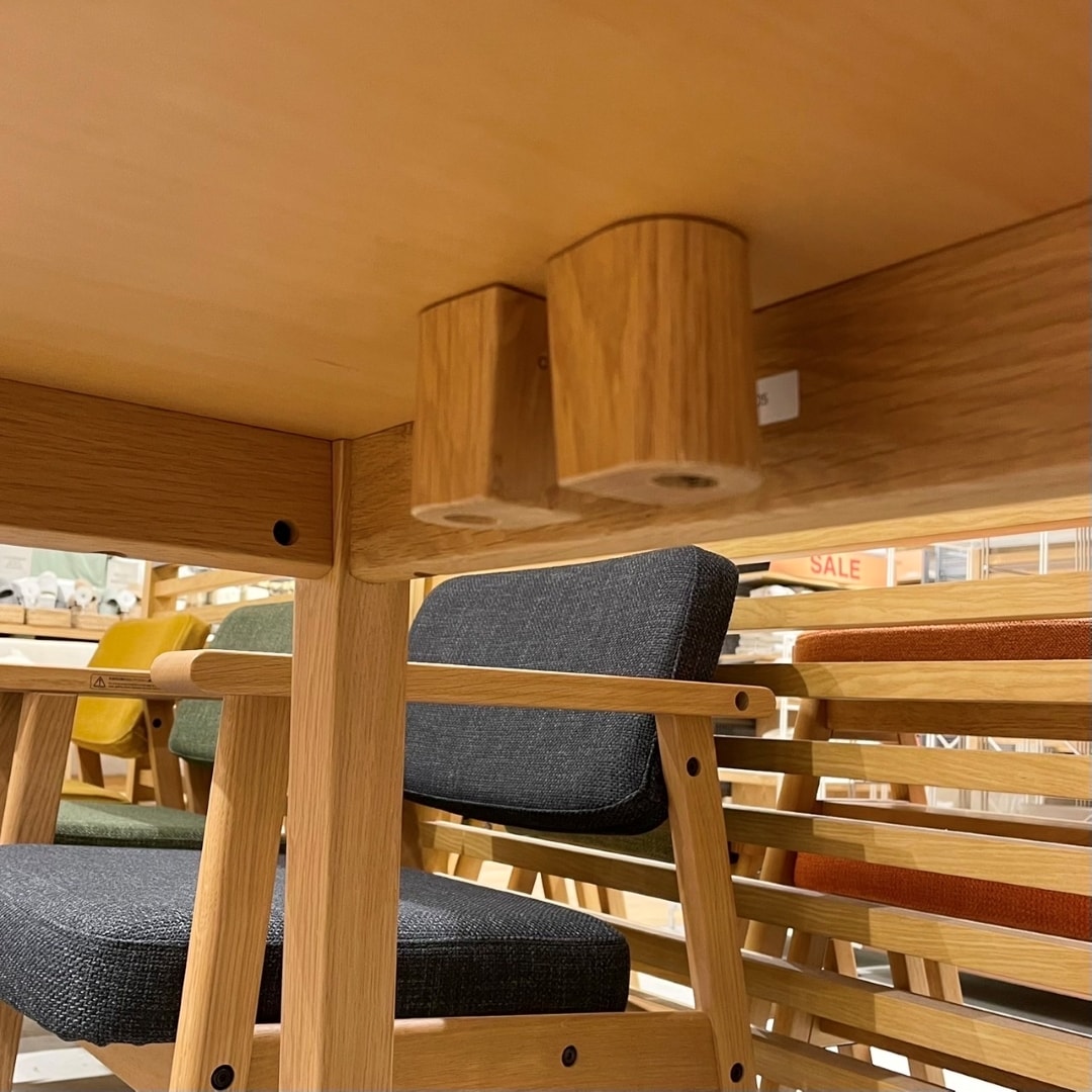 テーブルの写真