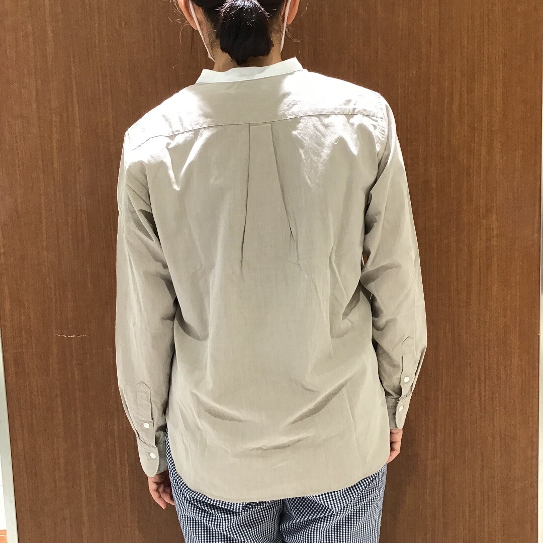 【MUJI com京都ポルタ】洗いざらしブロードシャツ｜価格を見直しました