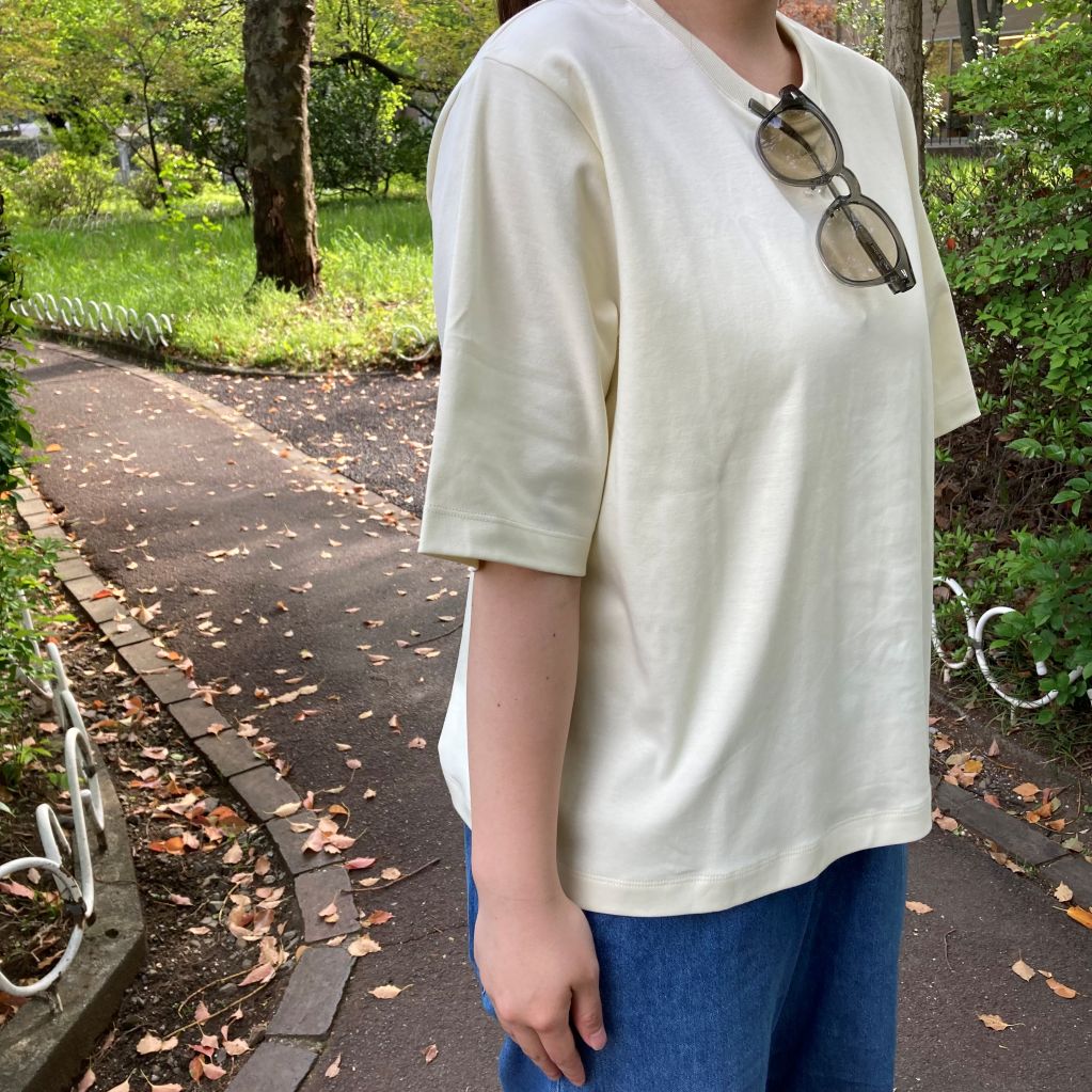 Tシャツの丈の写真