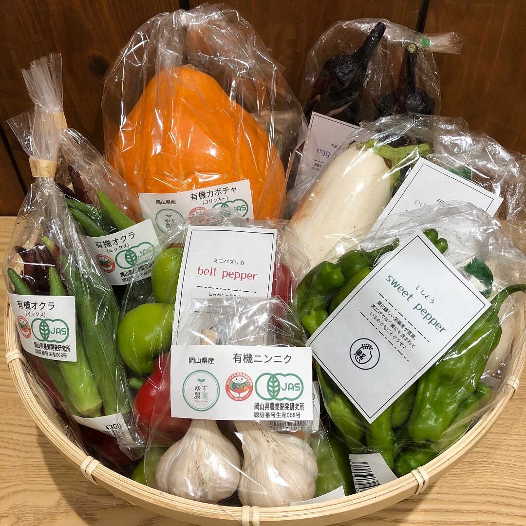 【イオンモール岡山】地元で採れた新鮮野菜を食べよう｜生きくらげ