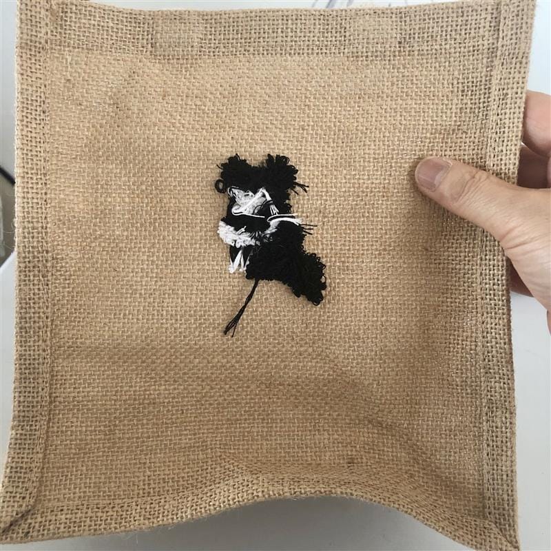 犬刺し終わった画像