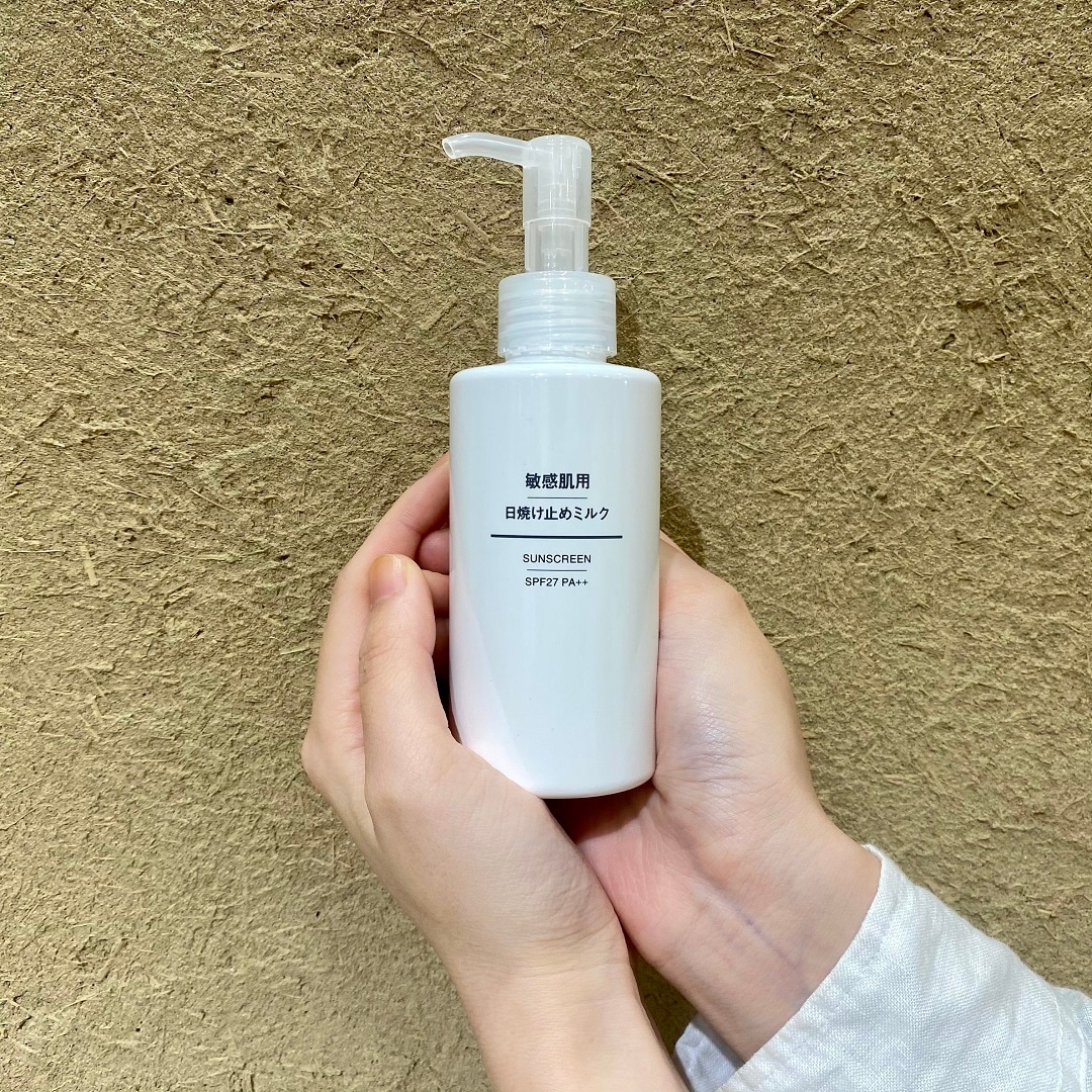 全品最安値に挑戦 無印良品 敏感肌用日焼け止めミルクSPF27 PA 150ml 3