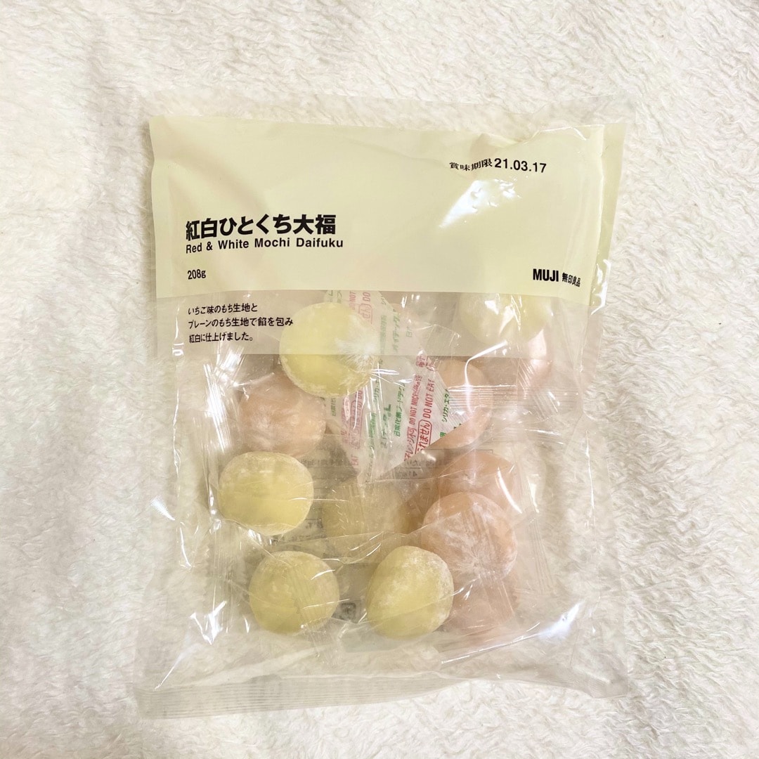 紅白のお菓子と迎えるお正月