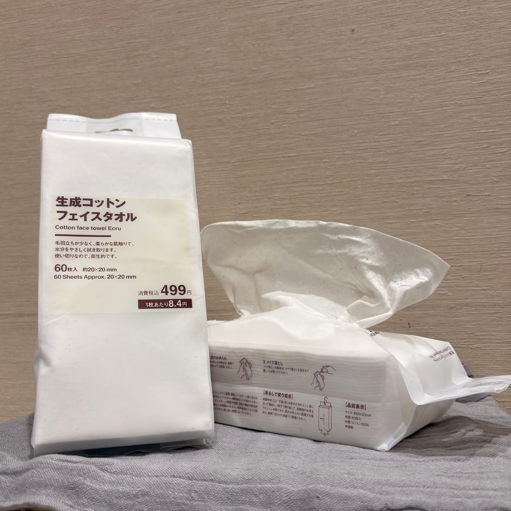 生成カットコットンフェイスタオルの商品画像
