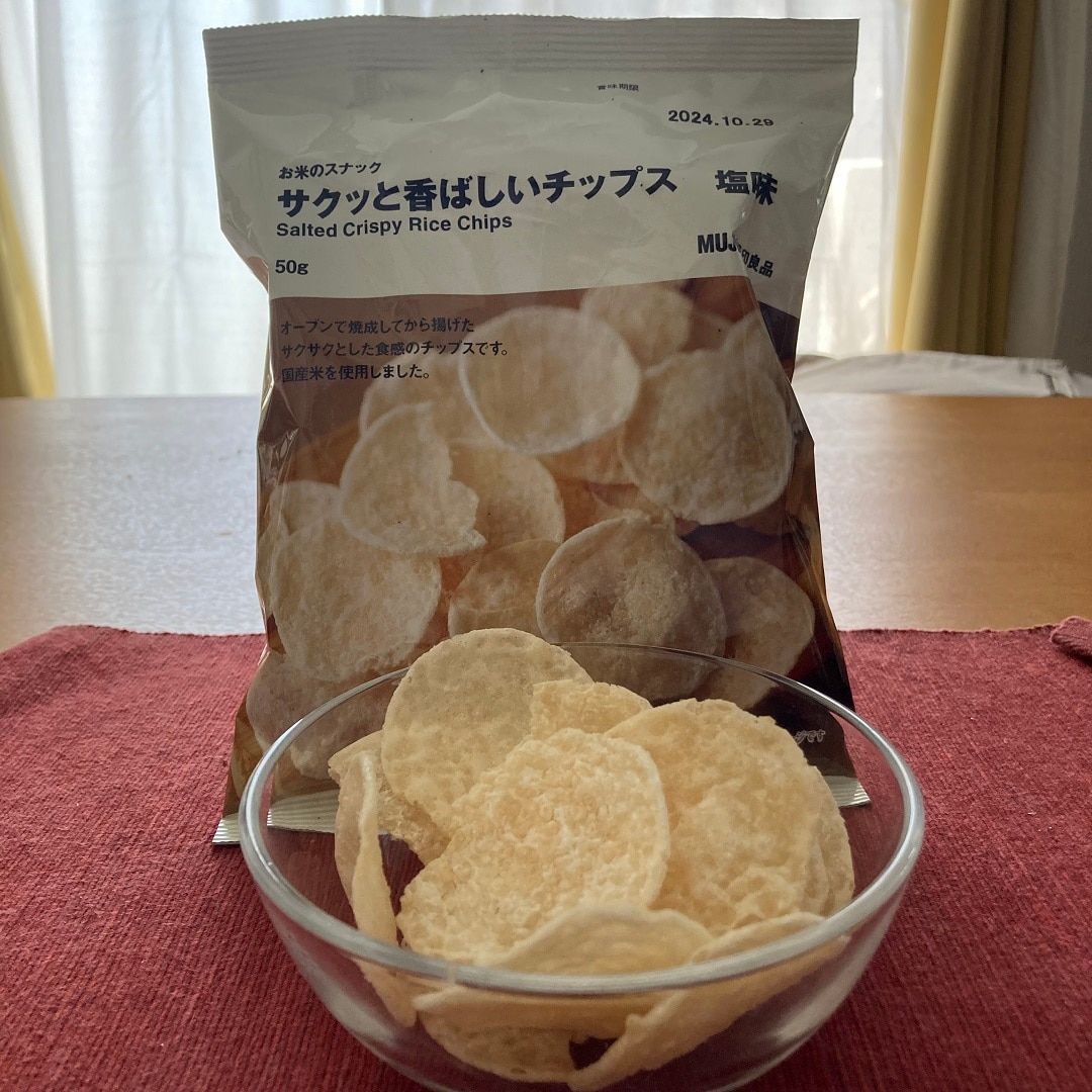 【MUJItoGO成田国際空港第1ターミナル】新商品「お米のスナック」が発売しましたよ。