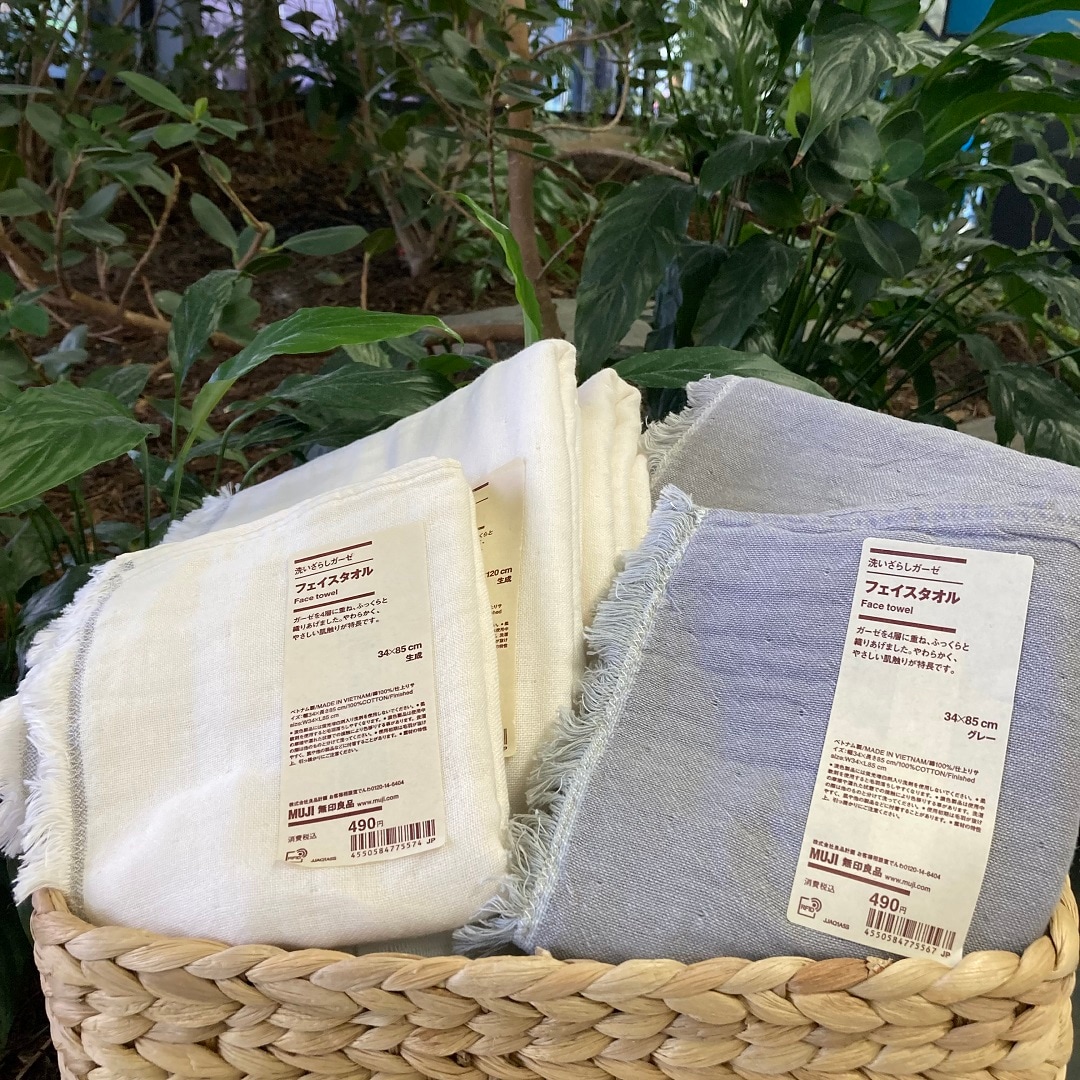 【MUJI to GO 成田国際空港第１ターミナル】肌触りの良いガーゼタオル