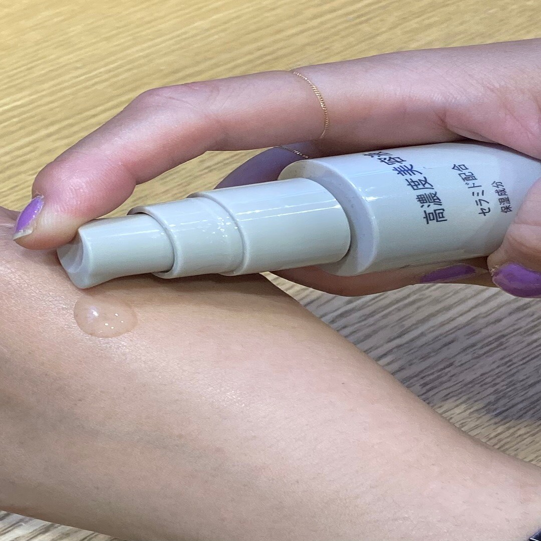 【MUJI to GO 成田国際空港第１ターミナル】スタッフお気に入りの「高濃度美容液 セラミド」
