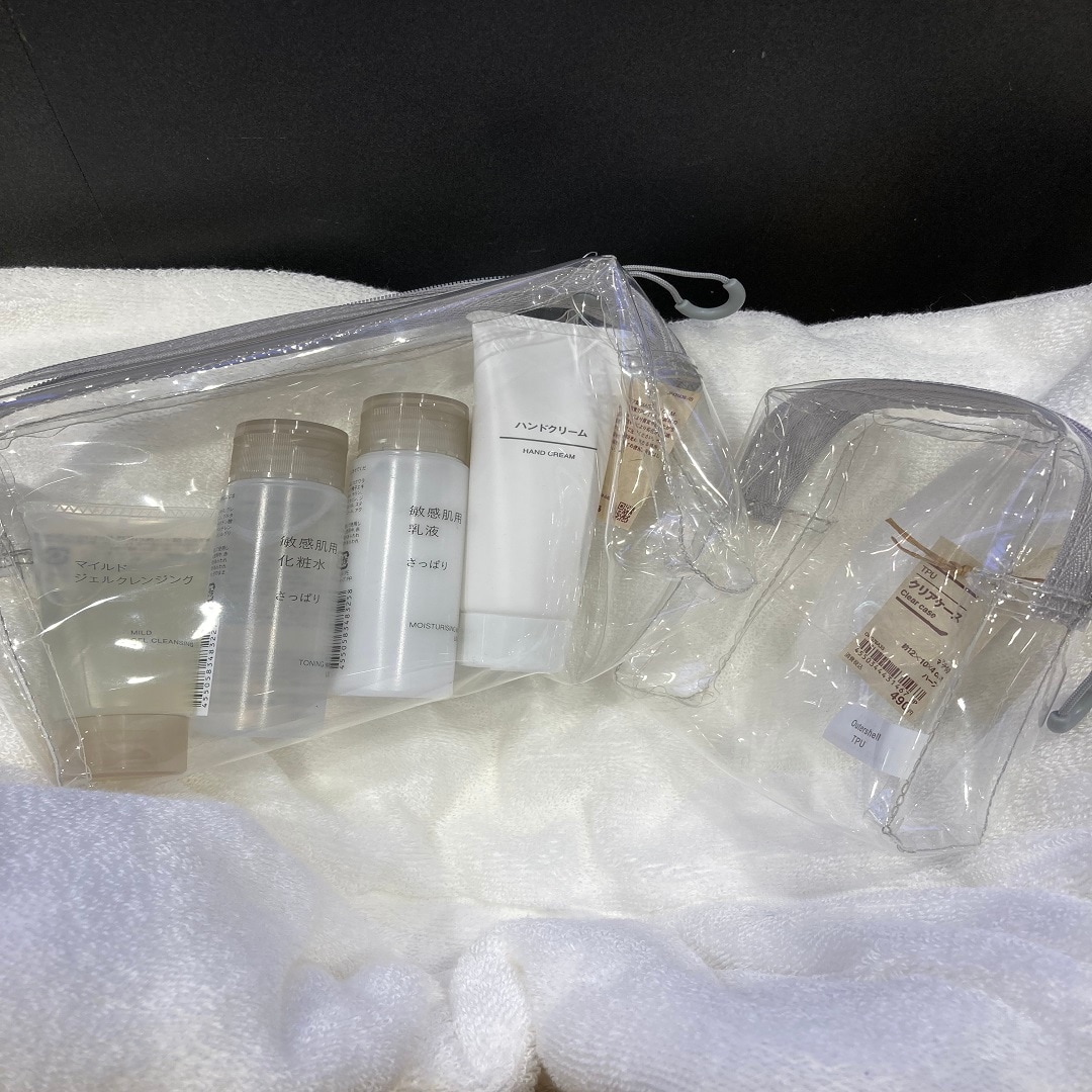 【MUJI to GO成田国際空港第１ターミナル】見えすぎない便利なメッシュポーチ