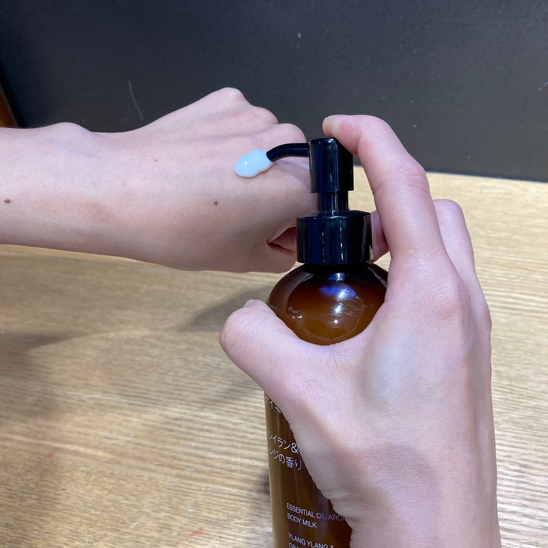 【MUJI to GO成田空港第１ターミナル】お肌をしっとり保湿して、香りで癒されるボディミルク