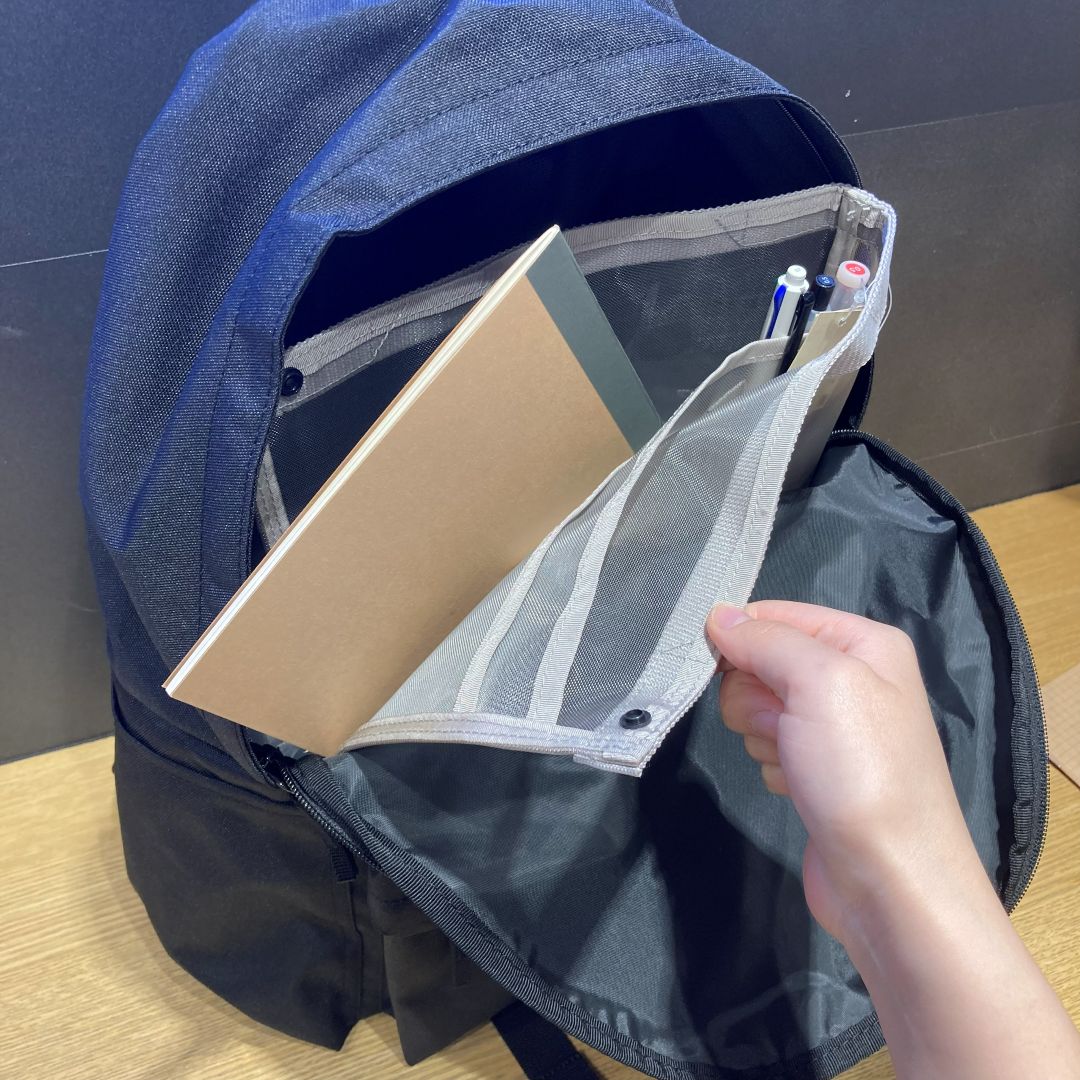 【MUJI to GO 成田国際空港第1ターミナル】リュックの中を整えるバッグインバッグ