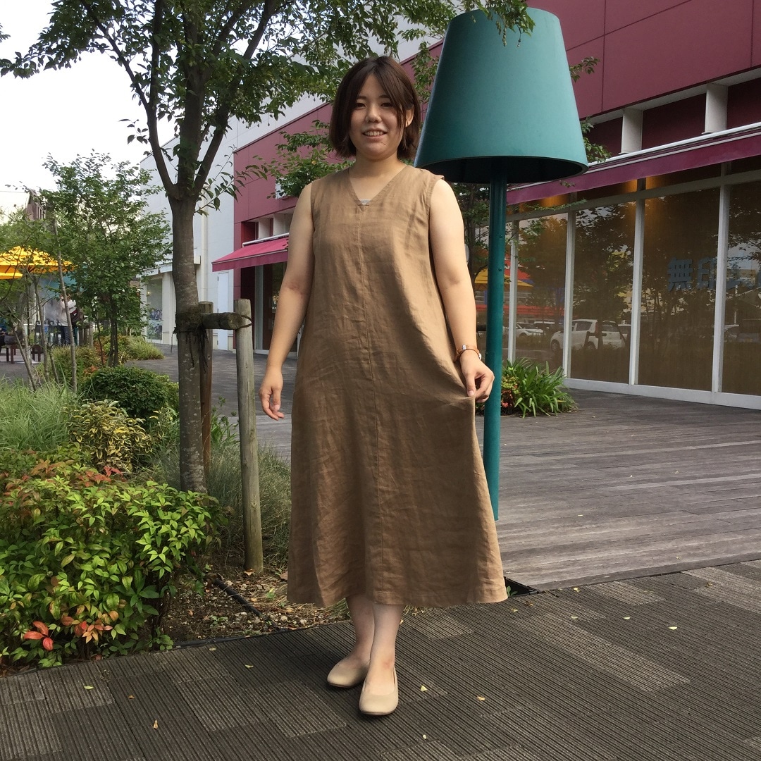 nest Robe リネン2wayワンピース cheer札幌天然生活無印良品 nest Robe リネン2wayワンピース cheer札幌天然生活無印良品
