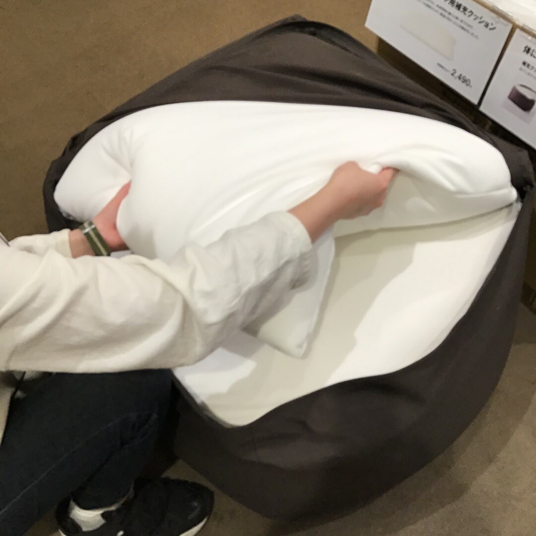 補充クッションを入れる