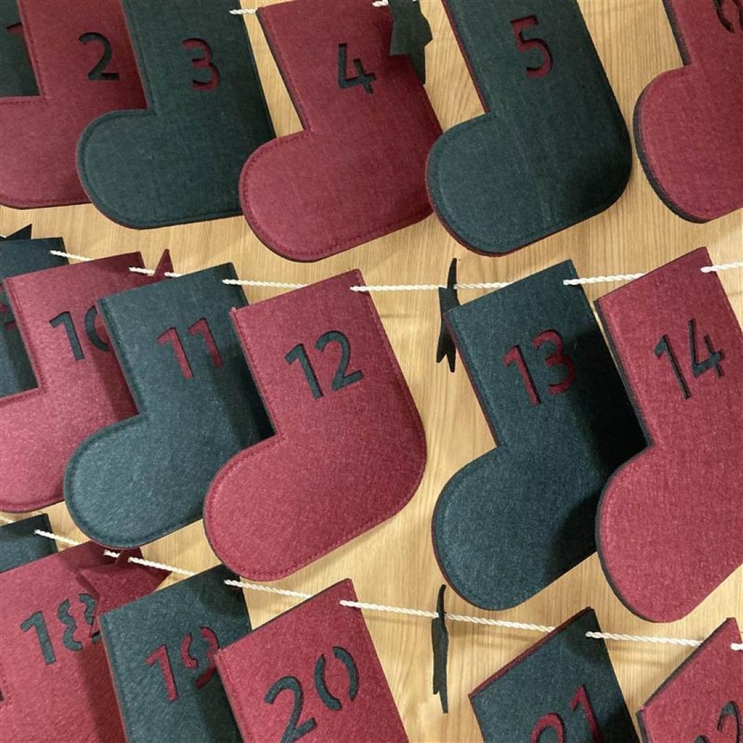 フェルトカウントダウンカレンダー