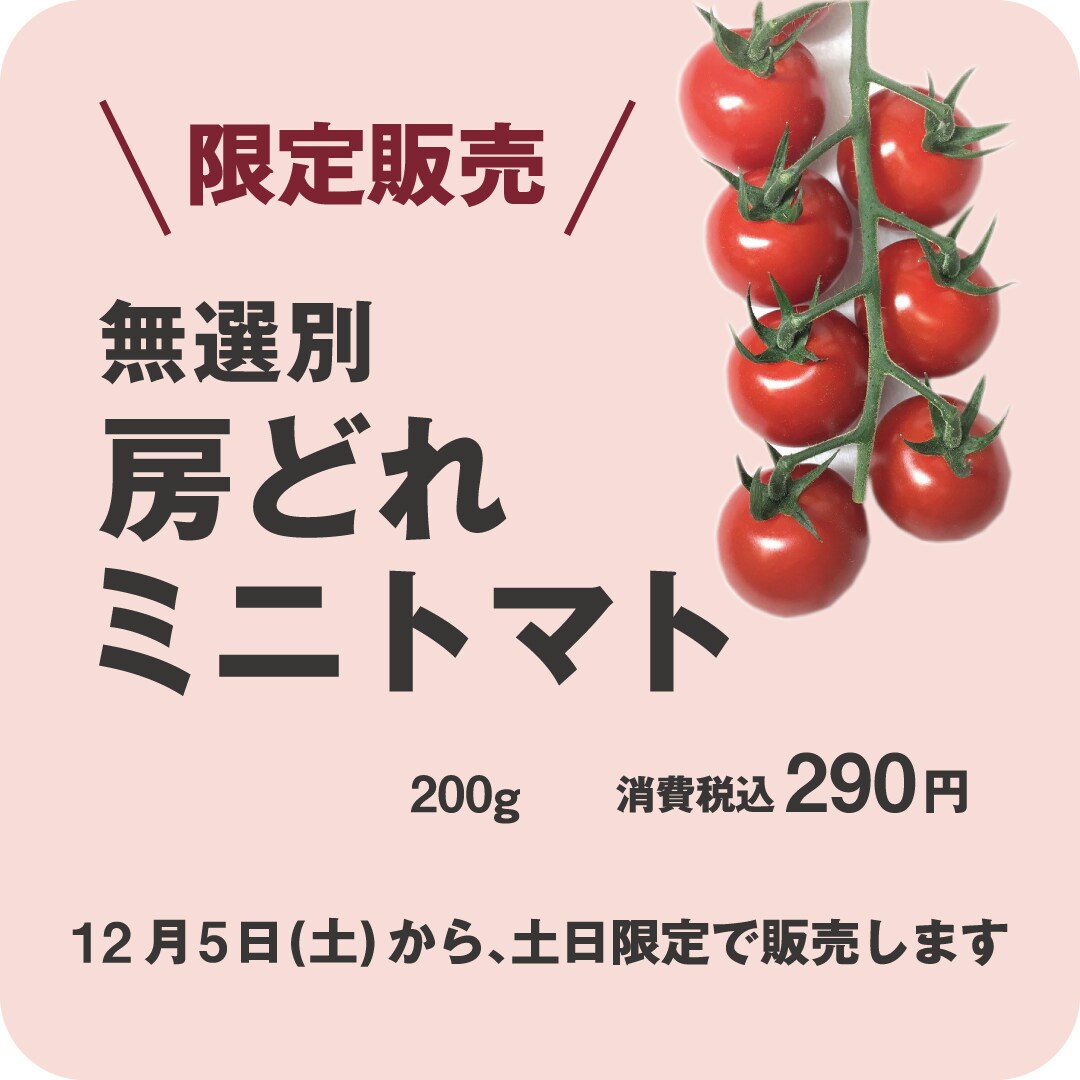 【名古屋名鉄百貨店】房どれミニトマト