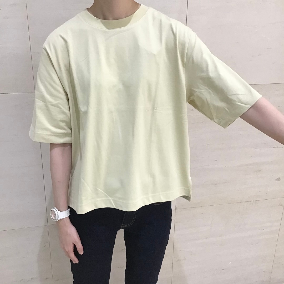 涼感ＵＶカットワイド半袖Ｔシャツ・袖丈