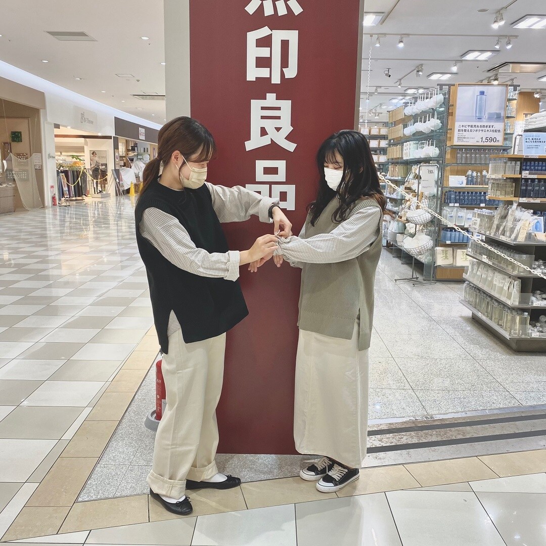 【けやきウォーク前橋】ちょうど良いベスト、あります。