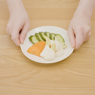盛り付け漬物