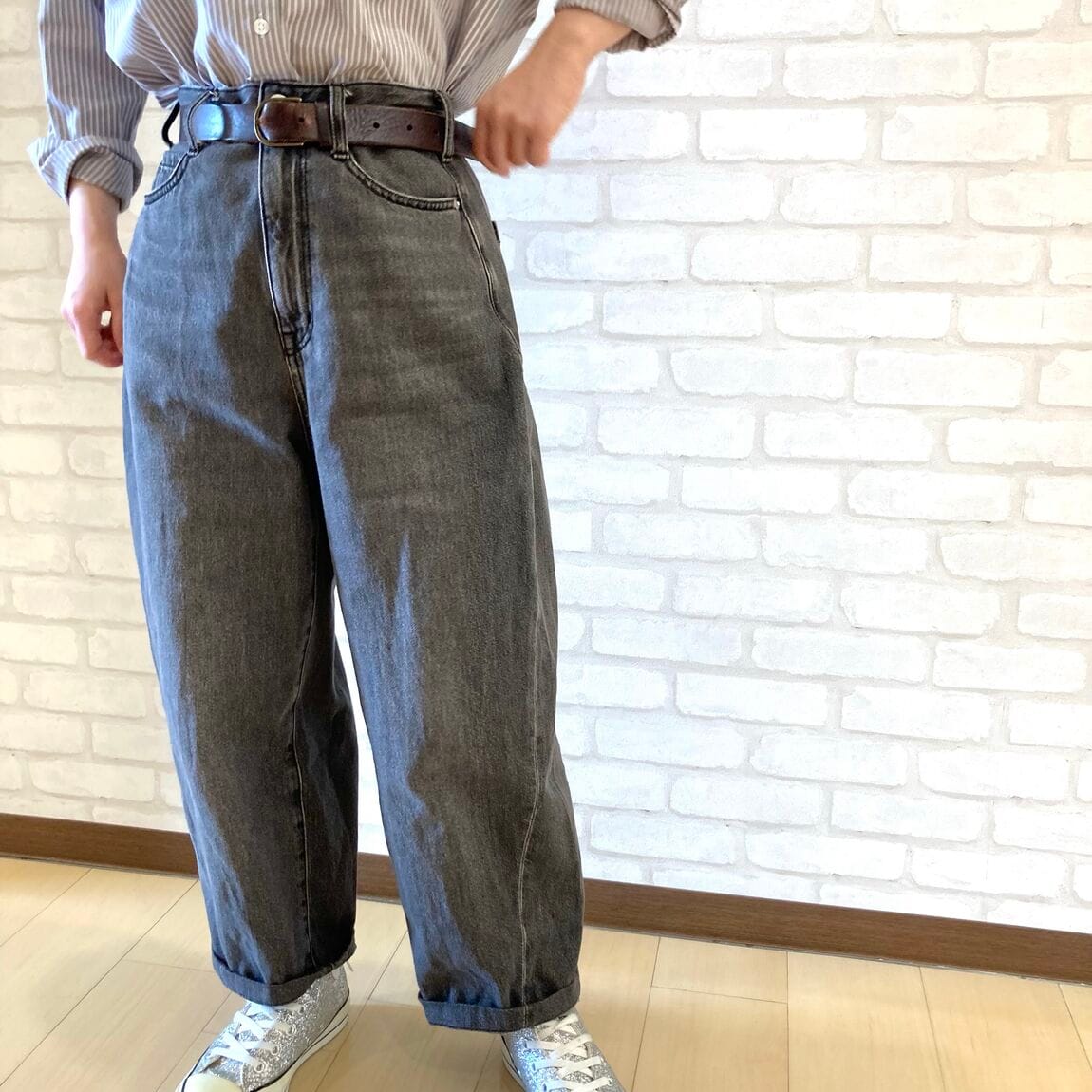 婦人ブロード長袖シャツ
