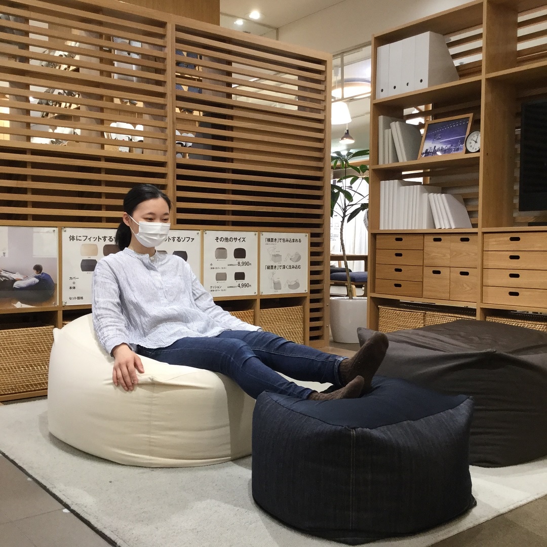 高槻阪急】 おうち時間にフィット！体にフィットするソファ