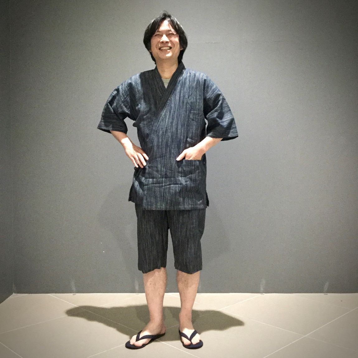 甚平着用シーン