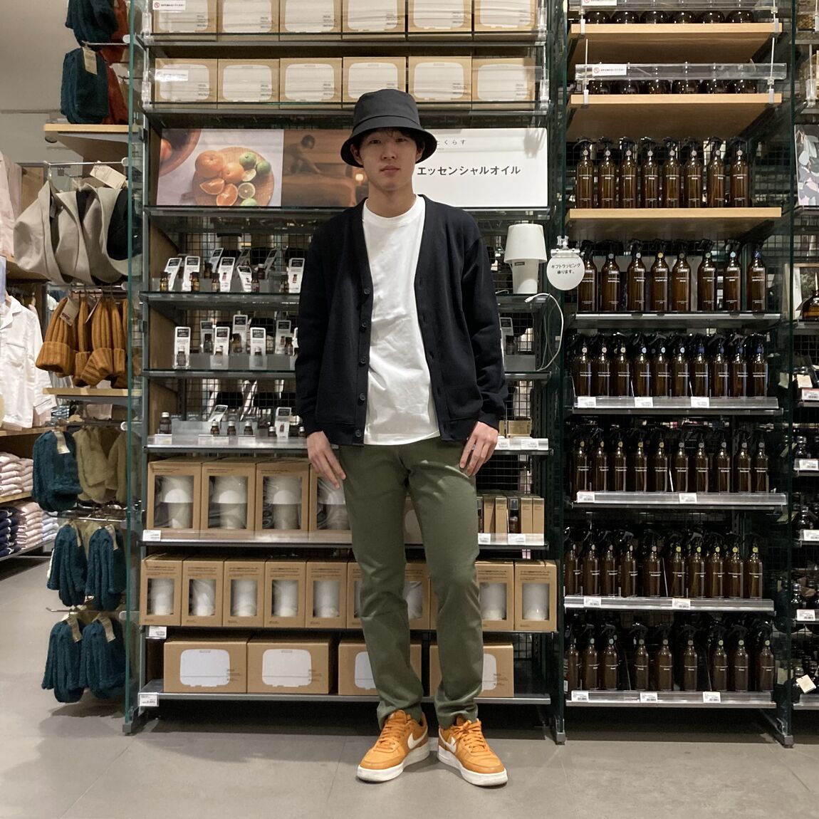 男性　正面