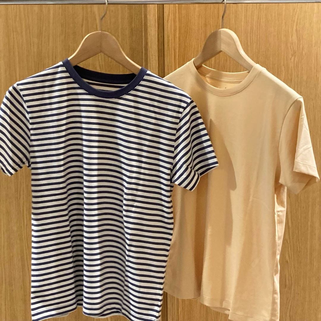 婦人　天竺編みクルーネック半袖Ｔシャツの写真