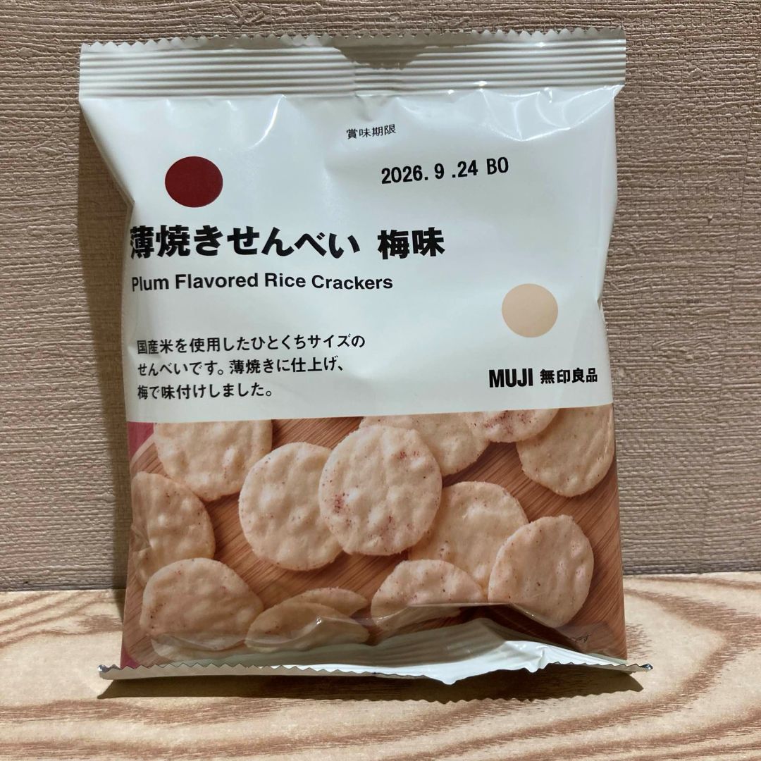 薄焼きせんべい　梅味画像