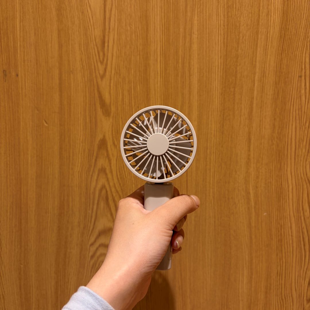 充電式コンパクトハンディファン画像