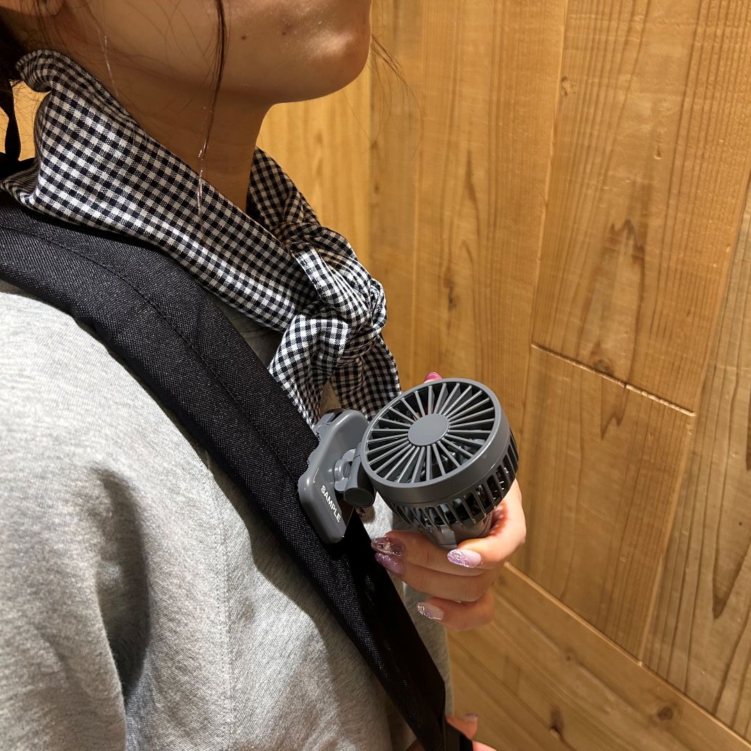 【イオン八事】暑くなる季節に向けて、はさんで使える「クリップファン」のご紹介_0ElNcm