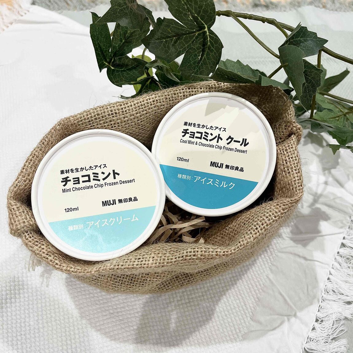 チョコミントアイス