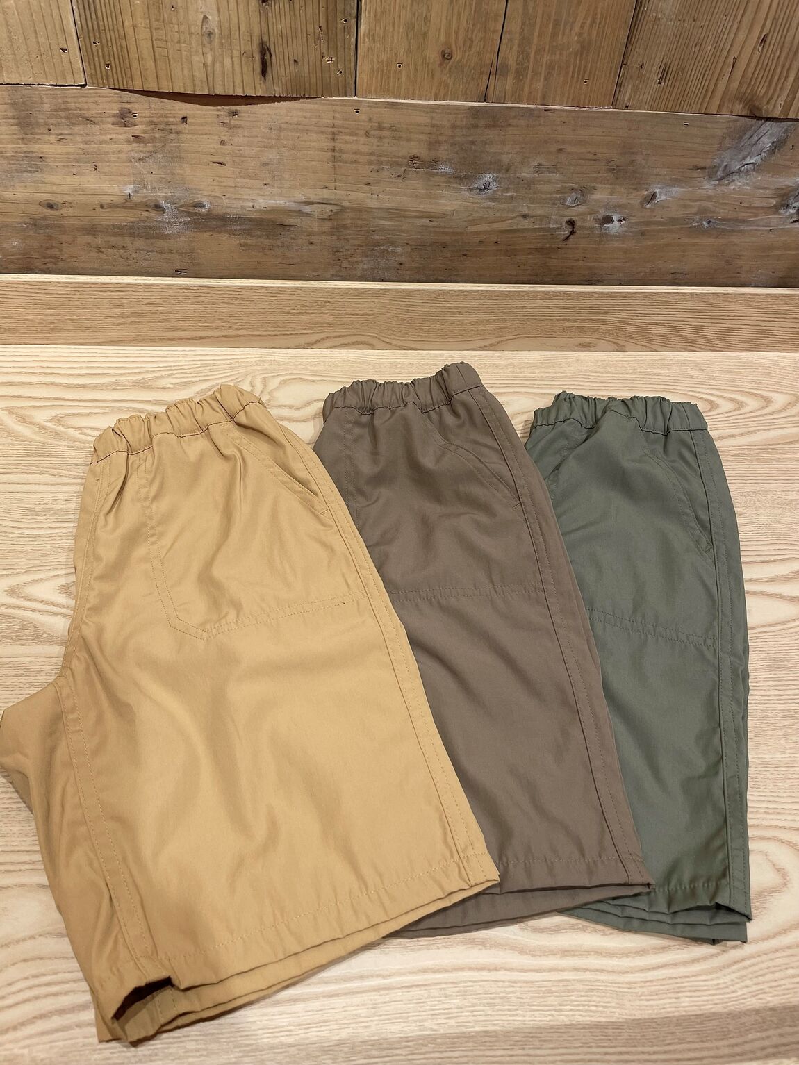 乾きやすいUVカットハーフパンツ