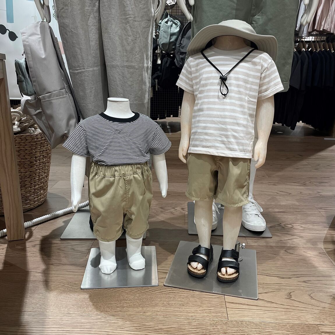 乾きやすいUVカットハーフパンツ