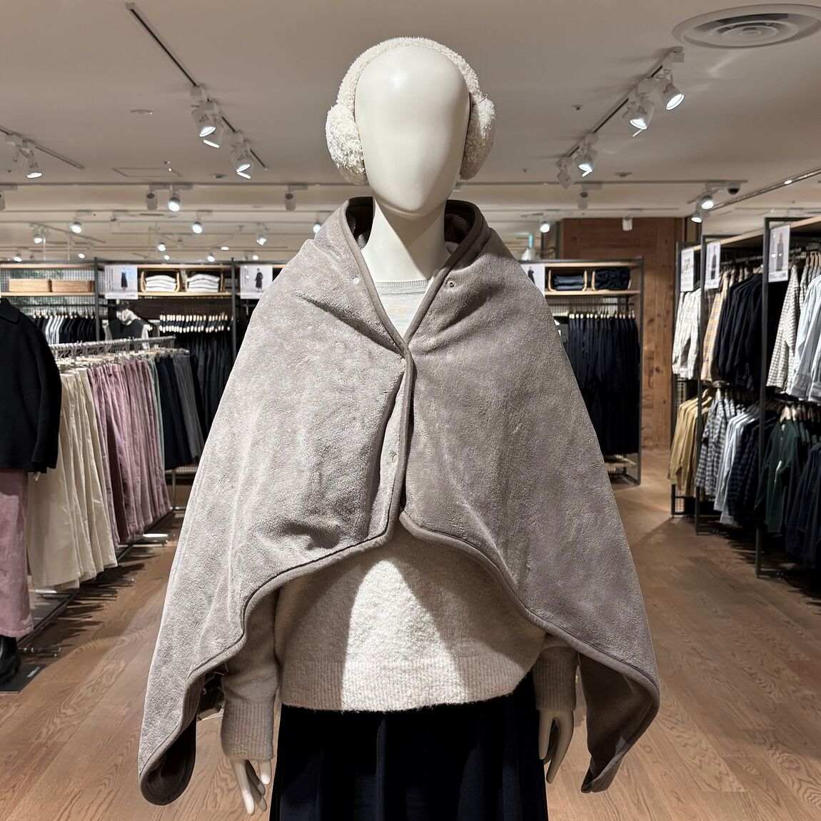 羽織れる電気ブランケット