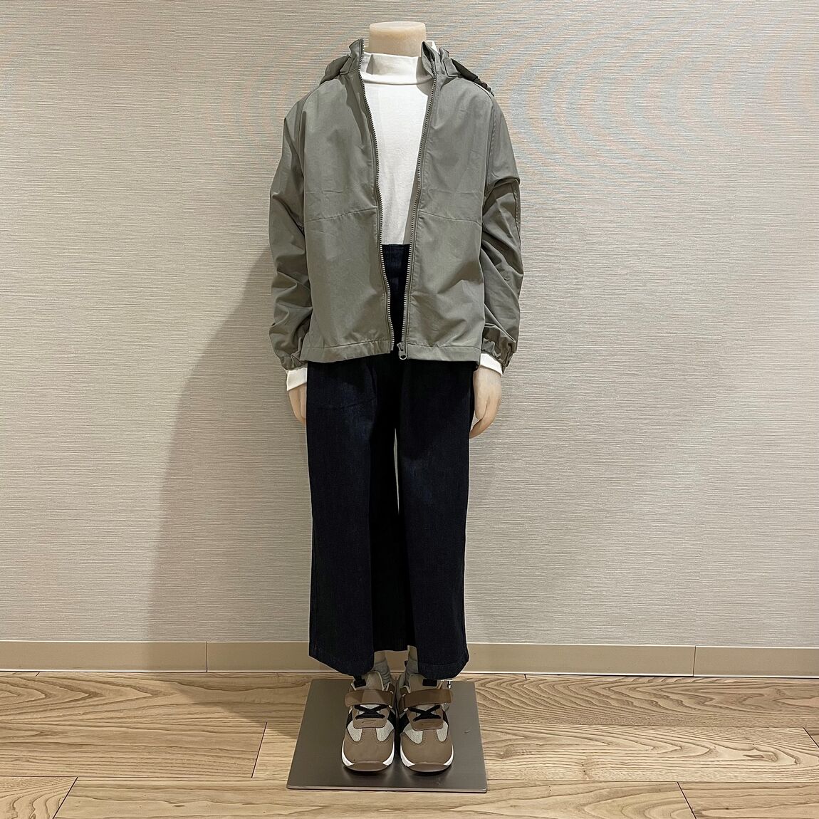 キッズライトオンスデニムワイドパンツ