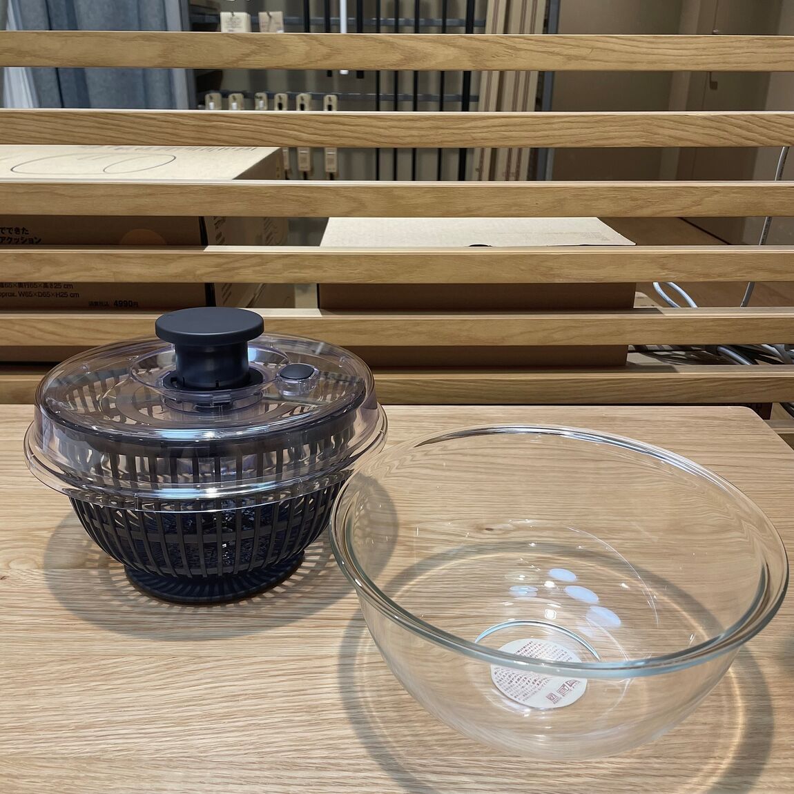 【セレオ八王子】プッシュ式サラダスピナーのご紹介_Kbh15p