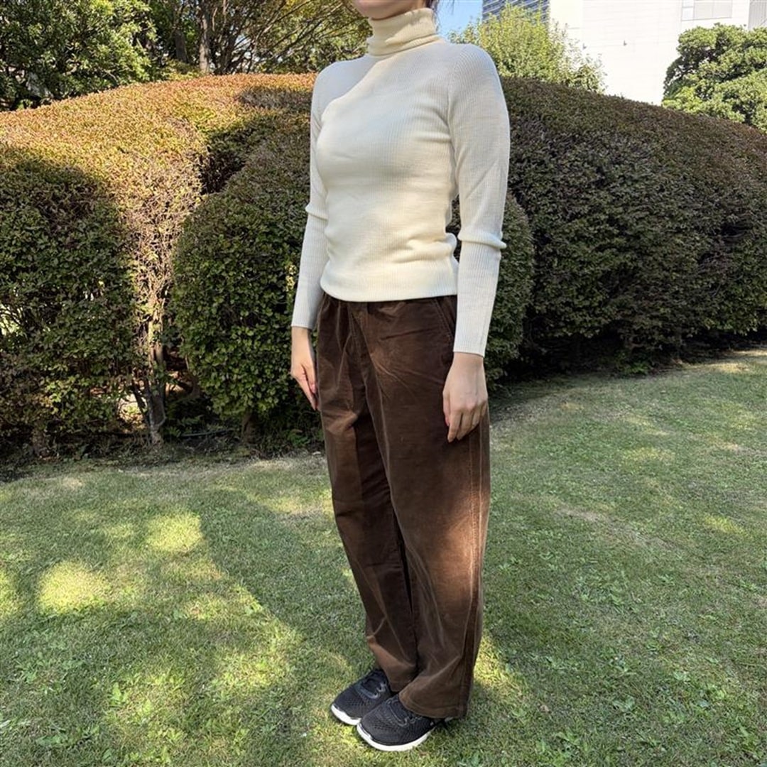 【横浜ジョイナス】首のチクチクを抑えた　ハイネックセーター_CXs0tt