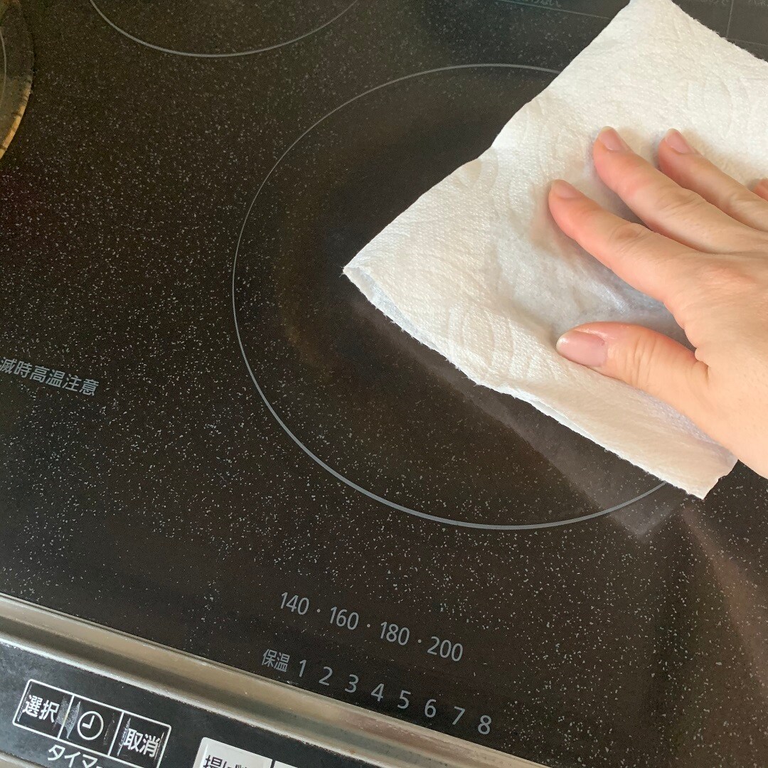コンロ拭く