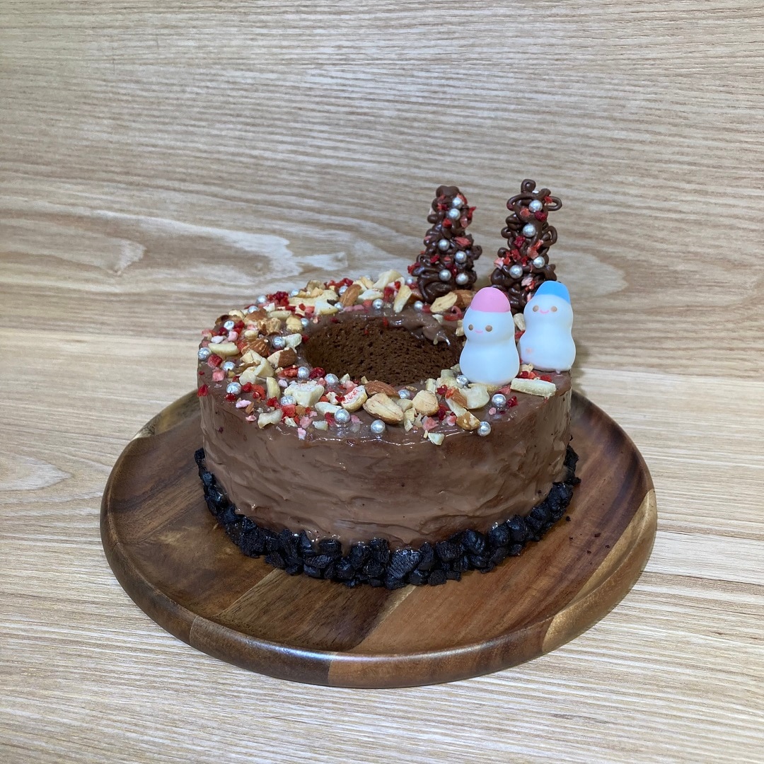 クリスマスバウムリース　チョコ