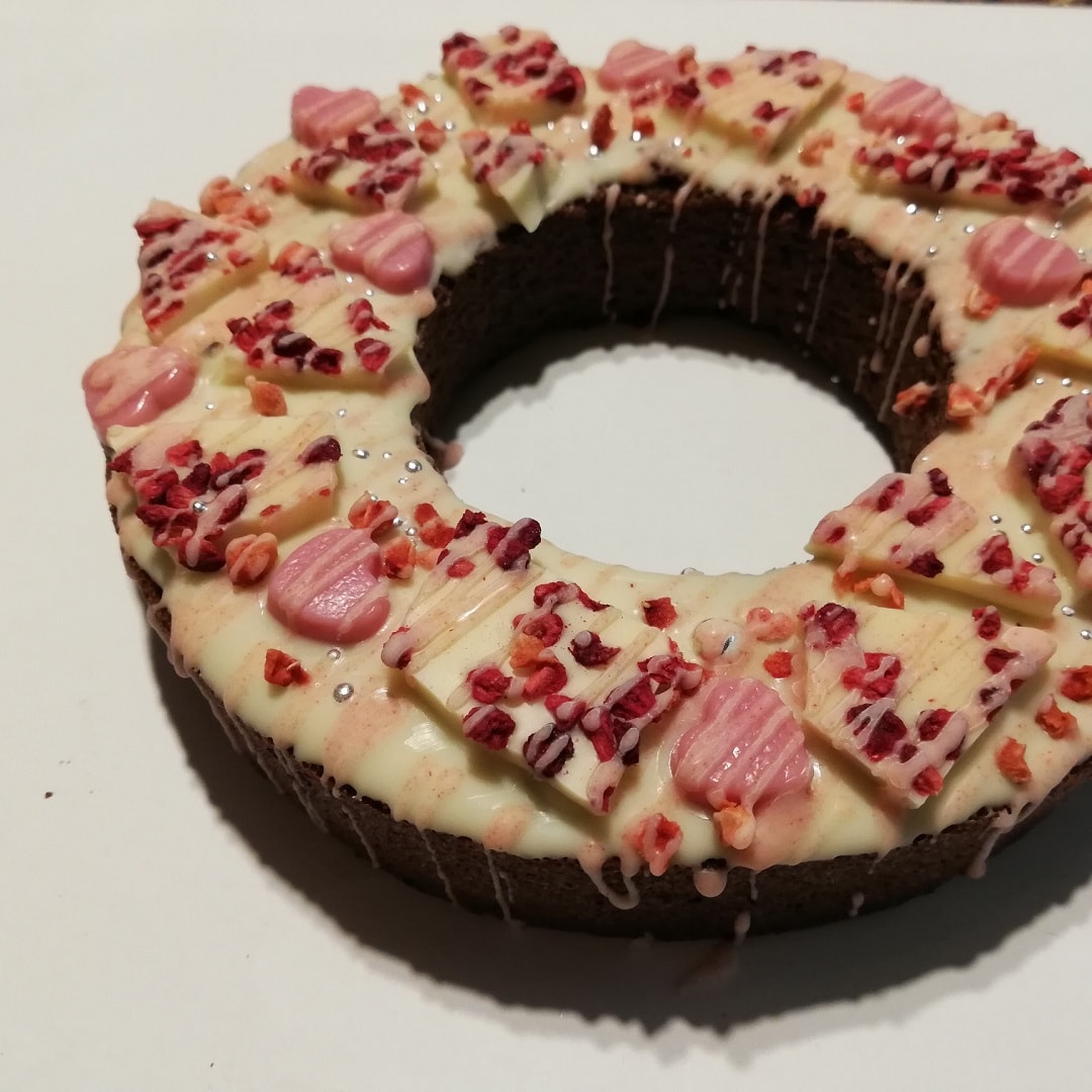ホワイトチョコのバウムアレンジ