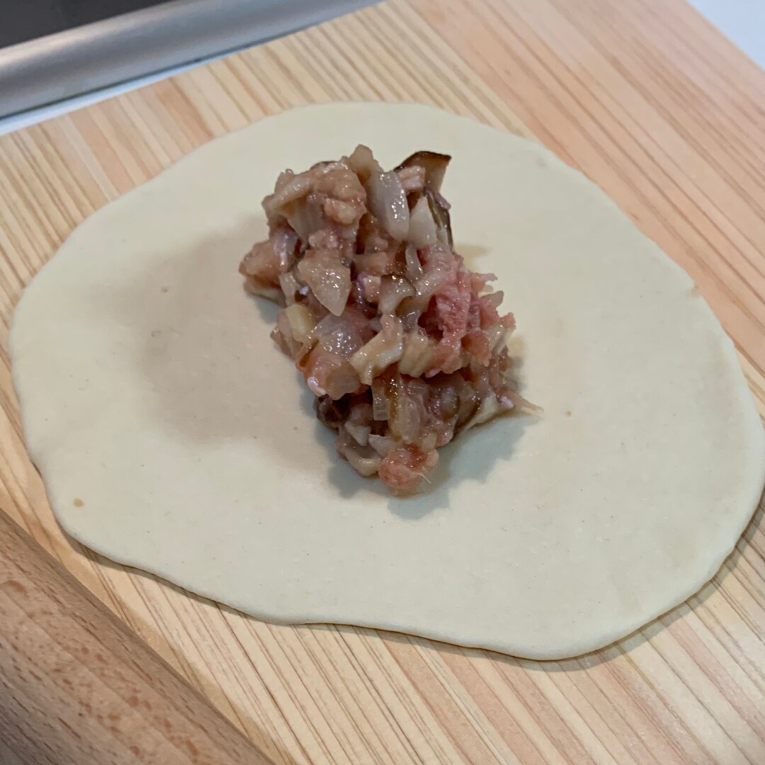 肉だね載せたよ！